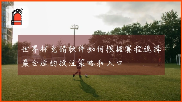 世界杯竞猜软件如何根据赛程选择最合适的投注策略和入口